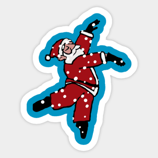 Dancing Santa 10 Sticker